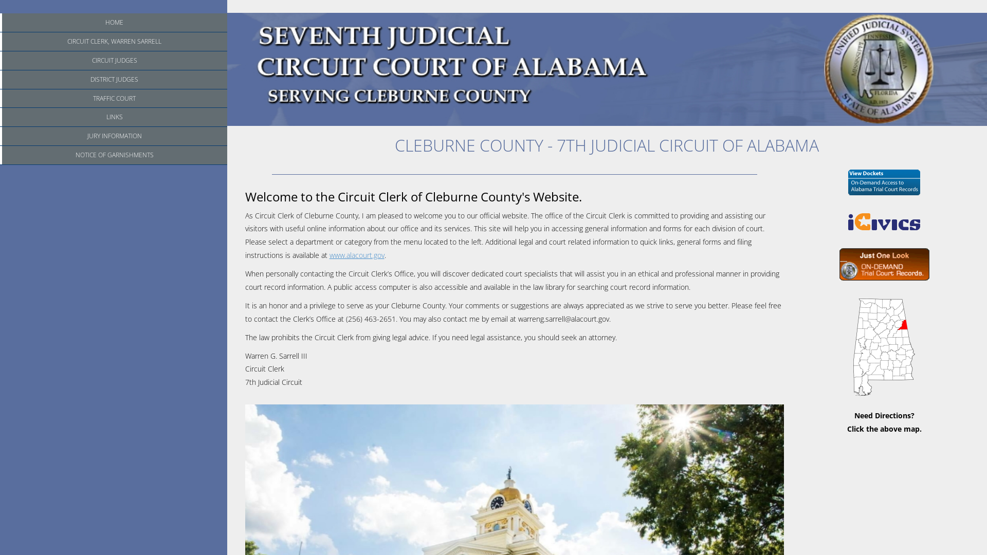 Cleburne County - Seventh Circuit Court of Alabama