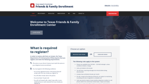 Texas offender telephone friends and family - Registration